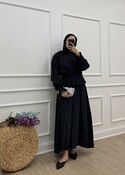 DİNA ETEKLİ TAKIM - Siyah