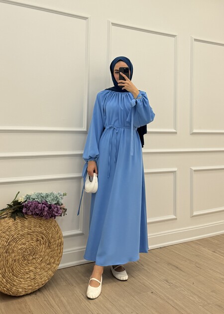 Aly elbise - Mavi