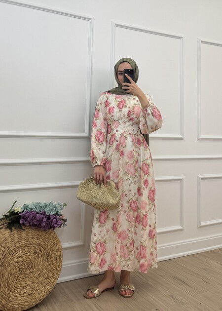 SHAY ELBİSE - Pembe