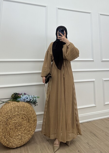 ROZA ELBİSE - Kahve
