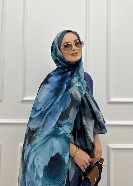 GÜLLÜ ETNİK DESEN ŞAL