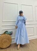 LAREEN ETEKLİ TAKIM - Bebe mavisi