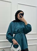 Saten Tunik - Petrol