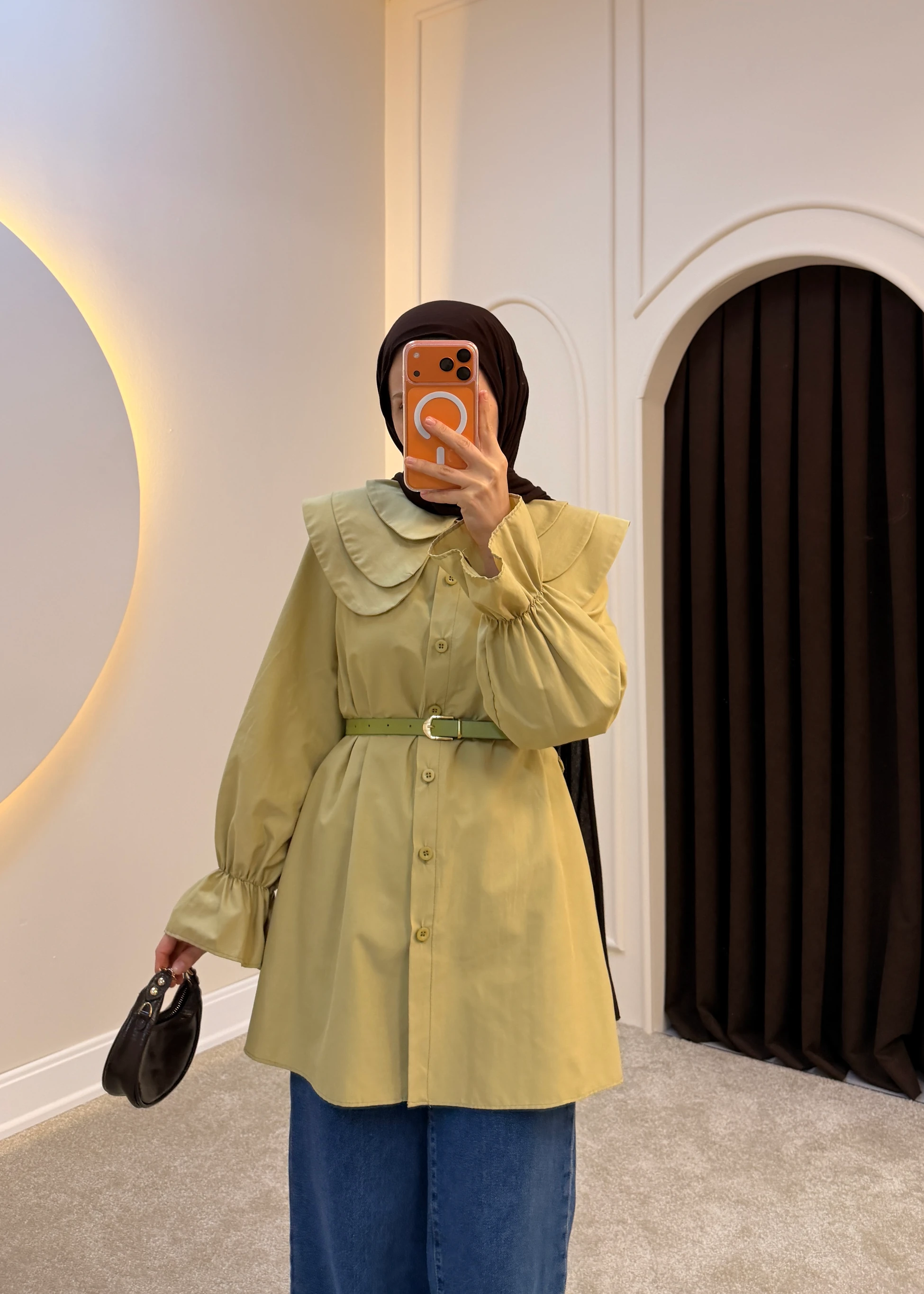 Poplin Tunik | Yeşil